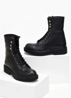 The Fashion Project Αρβυλάκια δερμάτινα με θηλάκι - Μαύρο -The Fashion Project κατάστημα arvulakia dermatina me thilaki 108277 g8bf