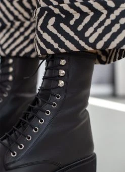 The Fashion Project Αρβυλάκια δερμάτινα με θηλάκι - Μαύρο -The Fashion Project κατάστημα arvulakia dermatina me thilaki 108277 v76b