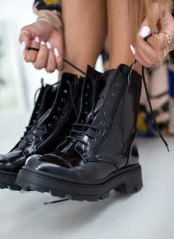 The Fashion Project Αρβυλάκια φλωρεντίκ με διπλό φερμουάρ - Μαύρο