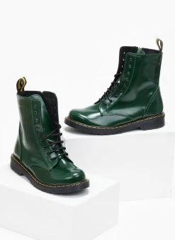 The Fashion Project Αρβυλάκια φλωρεντίκ με ραφή - Κυπαρισσί -The Fashion Project κατάστημα arvulakia flwrentik me rafi 109397 cccr