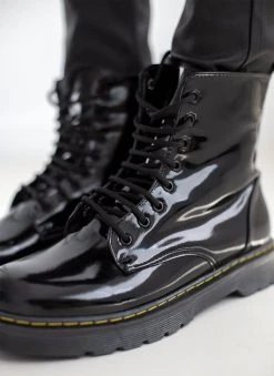 The Fashion Project Αρβυλάκια λουστρίνι με ραφή - Μαύρο -The Fashion Project κατάστημα arvulakia loustrini me rafi 108986 kjz5