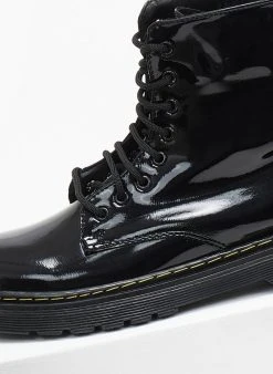 The Fashion Project Αρβυλάκια λουστρίνι με ραφή - Μαύρο -The Fashion Project κατάστημα arvulakia loustrini me rafi 108986 yfxf