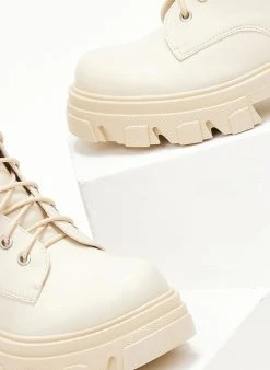 The Fashion Project Αρβυλάκια με Chunky σόλα - Μπεζ -The Fashion Project κατάστημα arvulakia me chunky sola 107217 p3b9