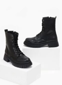 The Fashion Project Αρβυλάκια με Chunky σόλα - Μαύρο -The Fashion Project κατάστημα arvulakia me chunky sola 108964 4df6