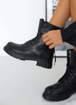 The Fashion Project Αρβυλάκια με Chunky σόλα - Μαύρο -The Fashion Project κατάστημα arvulakia me chunky sola 108964 dtwb