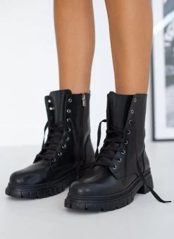 The Fashion Project Αρβυλάκια με Chunky σόλα - Μαύρο -The Fashion Project κατάστημα arvulakia me chunky sola 108964 kb69