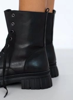 The Fashion Project Αρβυλάκια με Chunky σόλα - Μαύρο -The Fashion Project κατάστημα arvulakia me chunky sola 108964 pscm