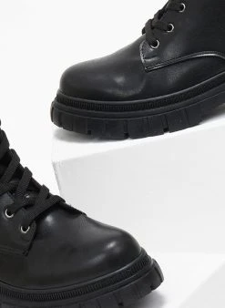 The Fashion Project Αρβυλάκια με Chunky σόλα - Μαύρο -The Fashion Project κατάστημα arvulakia me chunky sola 108964 xtma