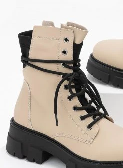 The Fashion Project Αρβυλάκια με Chunky σόλα και ελαστικά μέρη - Μπεζ -The Fashion Project κατάστημα arvulakia me chunky sola kai elastika meri 99232 xkb7