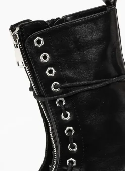 The Fashion Project Αρβυλάκια με Chunky σόλα και φερμουάρ - Μαύρο -The Fashion Project κατάστημα arvulakia me chunky sola kai fermouar 97043 tlgc