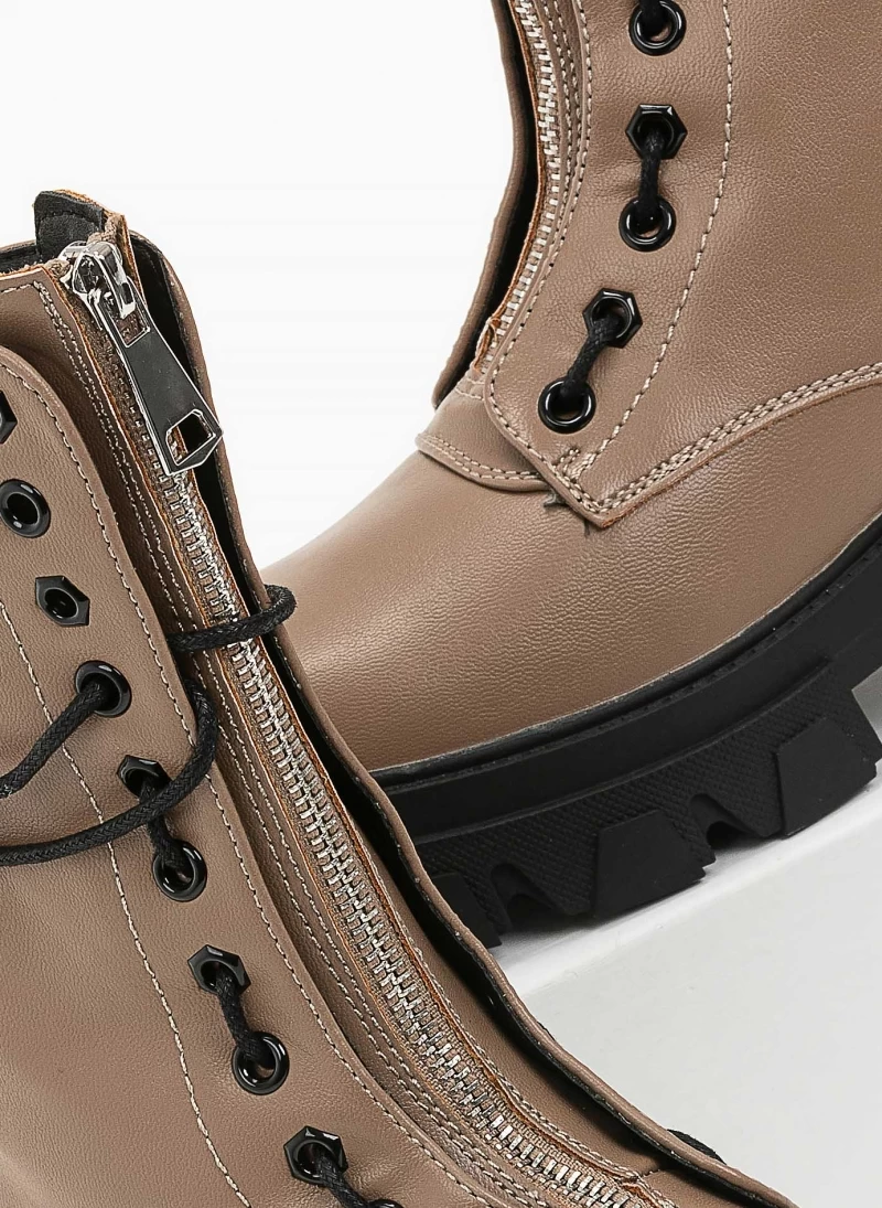 The Fashion Project Αρβυλάκια με Chunky σόλα και φερμουάρ - Πούρο 5 The Fashion Project Αρβυλάκια με Chunky σόλα και φερμουάρ - Πούρο - Image 5