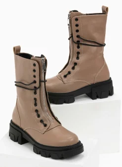 The Fashion Project Αρβυλάκια με Chunky σόλα και φερμουάρ - Πούρο 8 The Fashion Project Αρβυλάκια με Chunky σόλα και φερμουάρ - Πούρο -The Fashion Project κατάστημα arvulakia me chunky sola kai fermouar 97044 hwgd