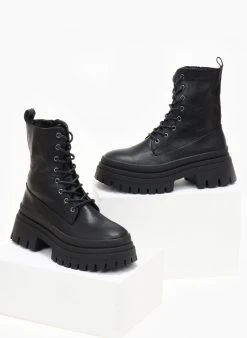 The Fashion Project Αρβυλάκια με διπλή σόλα - Μαύρο 10 The Fashion Project Αρβυλάκια με διπλή σόλα - Μαύρο -The Fashion Project κατάστημα arvulakia me dipli sola 106141 6vns