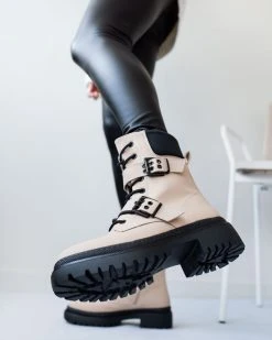 The Fashion Project Αρβυλάκια με διπλό ζωνάκι - Μπεζ 10 The Fashion Project Αρβυλάκια με διπλό ζωνάκι - Μπεζ -The Fashion Project κατάστημα arvulakia me diplo zwnaki 99252 n6oj