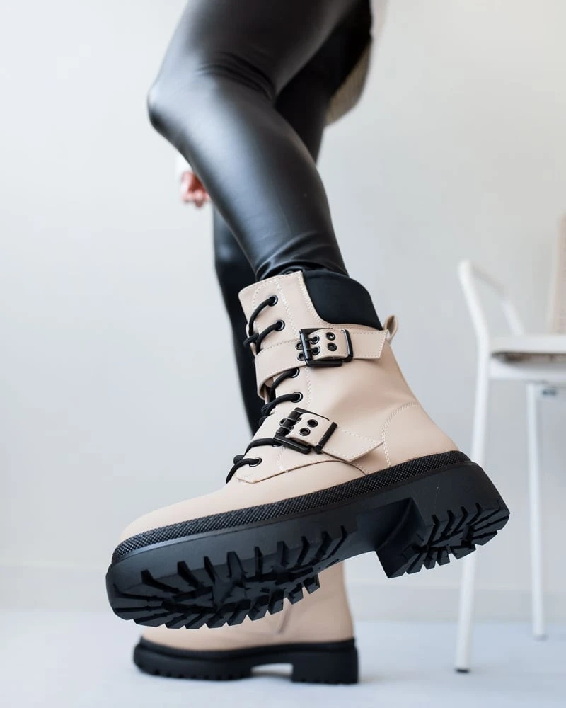 The Fashion Project Αρβυλάκια με διπλό ζωνάκι - Μπεζ 4 The Fashion Project Αρβυλάκια με διπλό ζωνάκι - Μπεζ - Image 4