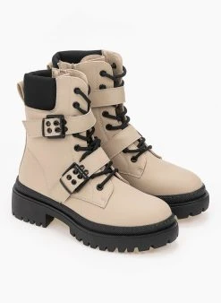 The Fashion Project Αρβυλάκια με διπλό ζωνάκι - Μπεζ 12 The Fashion Project Αρβυλάκια με διπλό ζωνάκι - Μπεζ -The Fashion Project κατάστημα arvulakia me diplo zwnaki 99252 z6s2