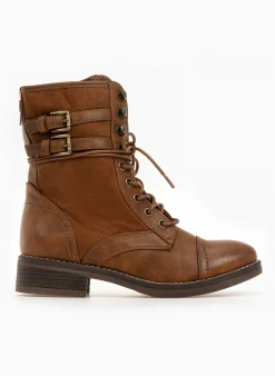 The Fashion Project Αρβυλάκια με διπλό ζωνάκι και εξωτερική ραφή - Ταμπά