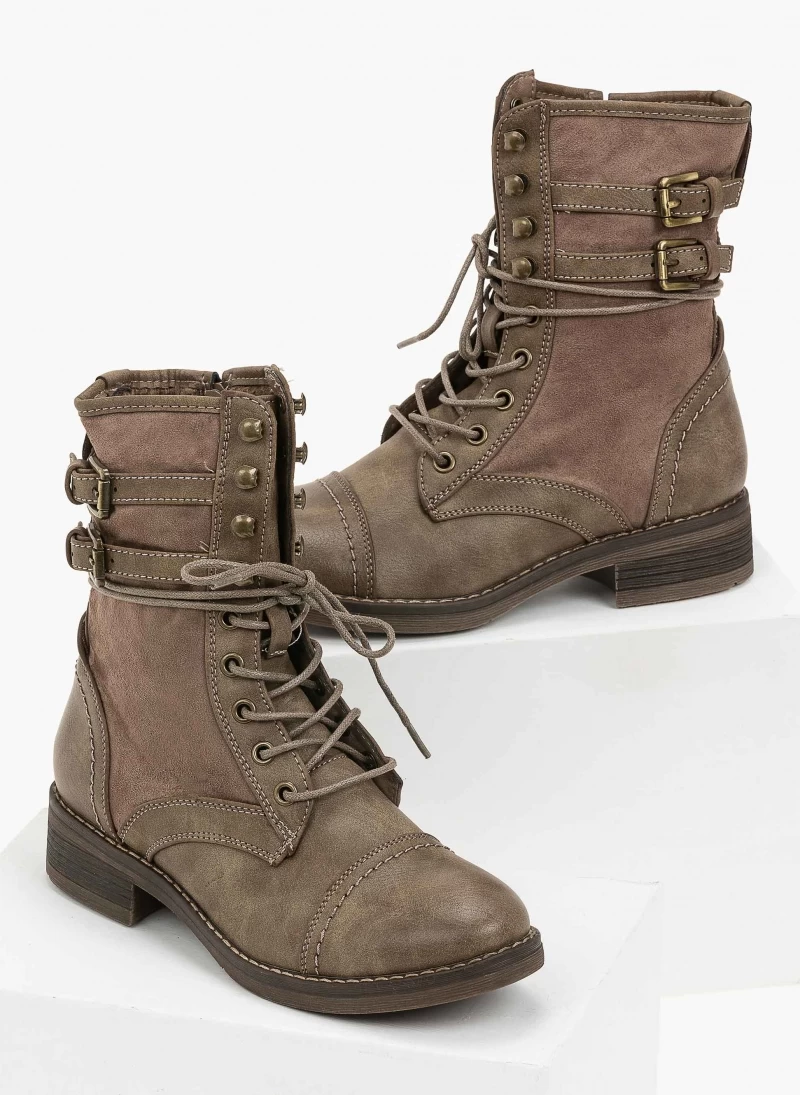 The Fashion Project Αρβυλάκια με διπλό ζωνάκι και εξωτερική ραφή - Πούρο 3 The Fashion Project Αρβυλάκια με διπλό ζωνάκι και εξωτερική ραφή - Πούρο - Image 3