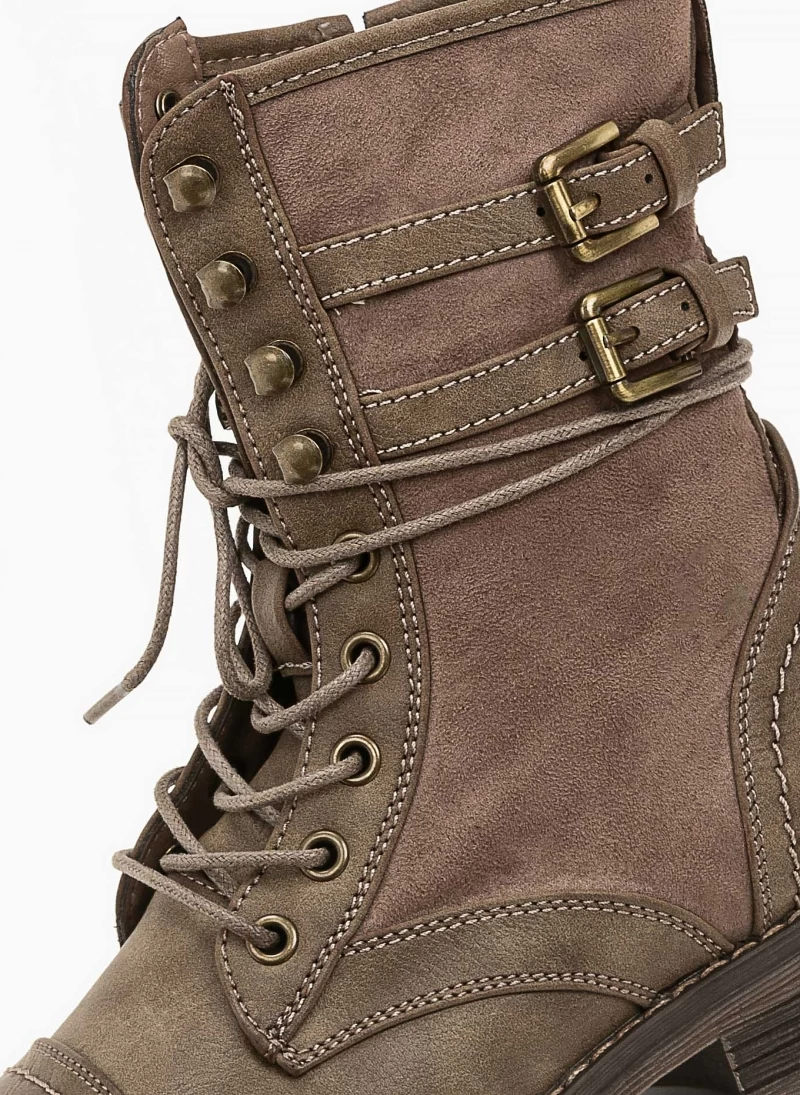 The Fashion Project Αρβυλάκια με διπλό ζωνάκι και εξωτερική ραφή - Πούρο 5 The Fashion Project Αρβυλάκια με διπλό ζωνάκι και εξωτερική ραφή - Πούρο - Image 5