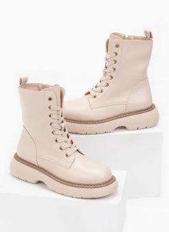 The Fashion Project Αρβυλάκια με διχρωμία στη ραφή - Μπεζ 8 The Fashion Project Αρβυλάκια με διχρωμία στη ραφή - Μπεζ -The Fashion Project κατάστημα arvulakia me dixrwmia sti rafi 96598 kprc