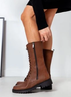 The Fashion Project Αρβυλάκια με εξωτερικό φερμουάρ - Ταμπά