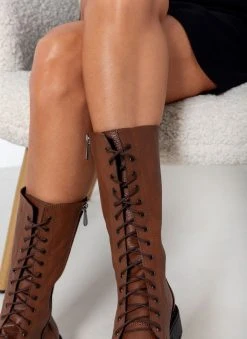 The Fashion Project Αρβυλάκια με εξωτερικό φερμουάρ - Ταμπά -The Fashion Project κατάστημα arvulakia me ekswteriko fermouar 109512 hinb