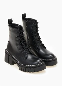 The Fashion Project Αρβυλάκια με έντονη ραφή στη σόλα - Μαύρο -The Fashion Project κατάστημα arvulakia me entoni rafi sti sola 105874 c7rn