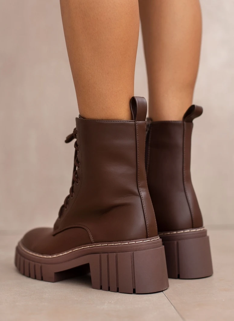 The Fashion Project Αρβυλάκια με έντονη ραφή στη σόλα - Καφέ 4 The Fashion Project Αρβυλάκια με έντονη ραφή στη σόλα - Καφέ - Image 4