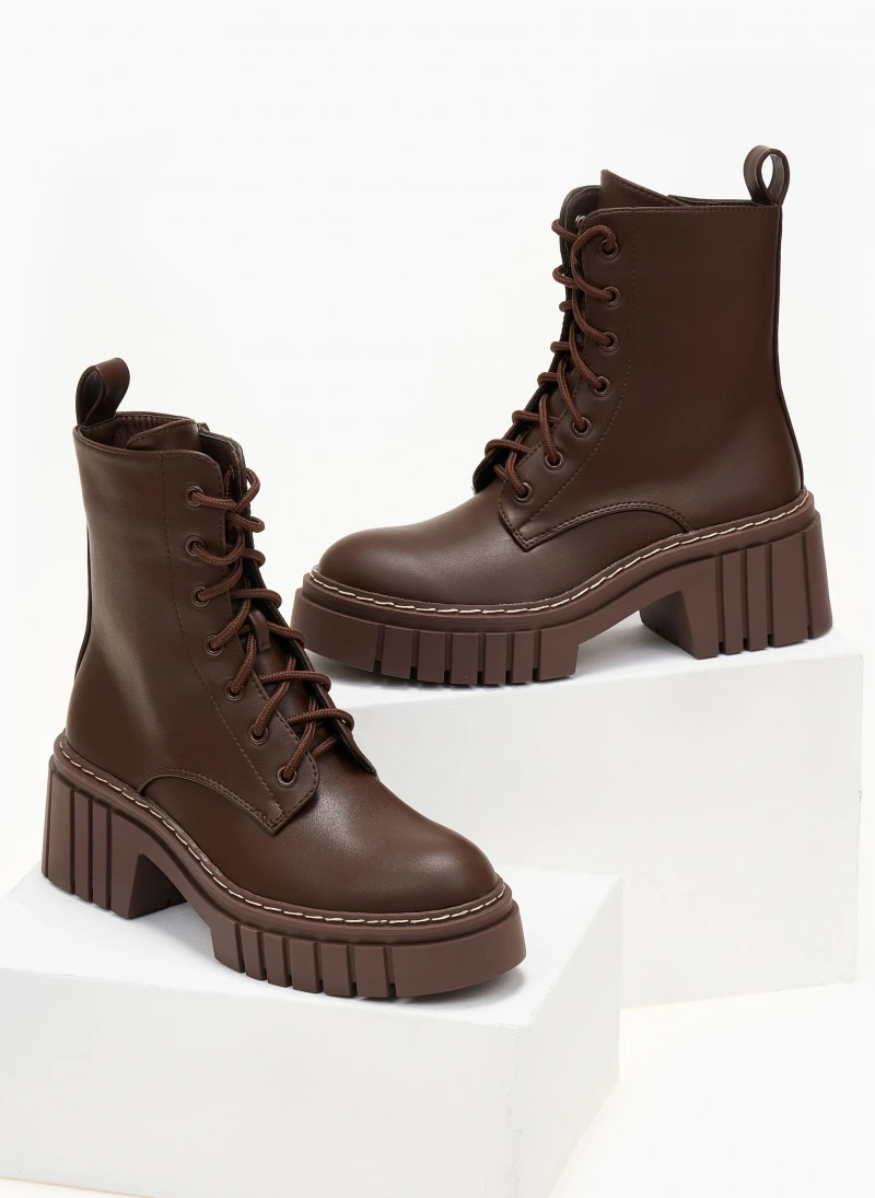 The Fashion Project Αρβυλάκια με έντονη ραφή στη σόλα - Καφέ 5 The Fashion Project Αρβυλάκια με έντονη ραφή στη σόλα - Καφέ - Image 5