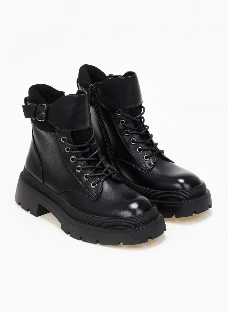 The Fashion Project Αρβυλάκια με φαρδύ ζωνάκι - Μαύρο 5 The Fashion Project Αρβυλάκια με φαρδύ ζωνάκι - Μαύρο - Image 5