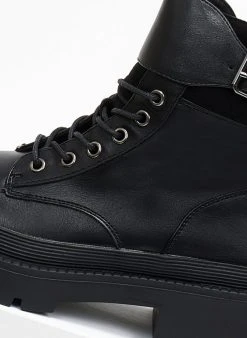 The Fashion Project Αρβυλάκια με φαρδύ ζωνάκι - Μαύρο 12 The Fashion Project Αρβυλάκια με φαρδύ ζωνάκι - Μαύρο -The Fashion Project κατάστημα arvulakia me fardu zwnaki 107958 2ul2