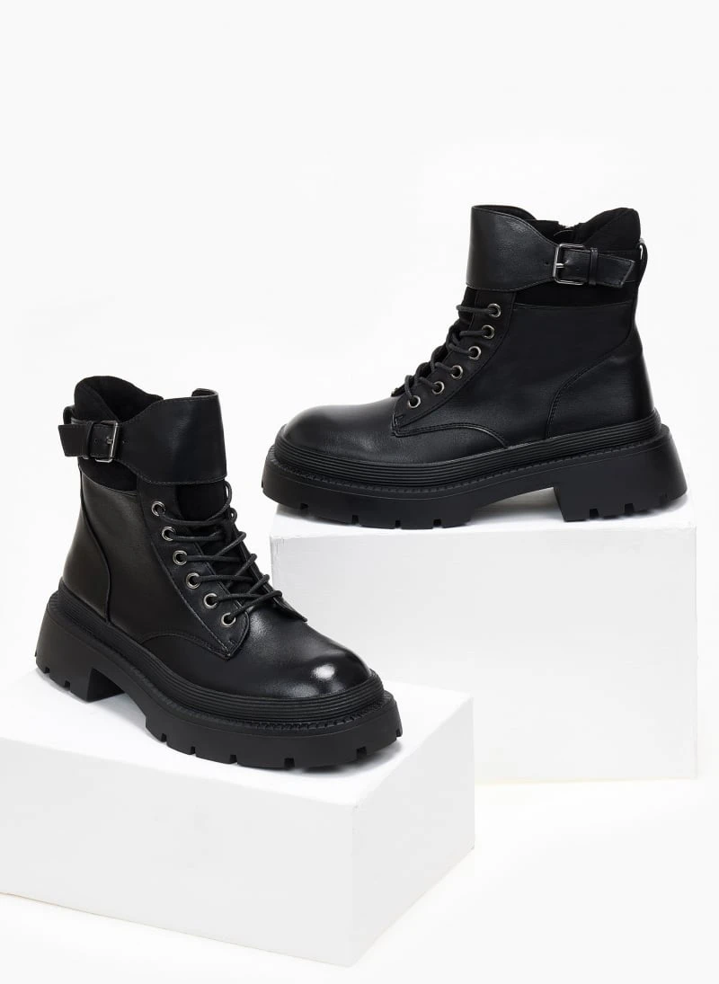 The Fashion Project Αρβυλάκια με φαρδύ ζωνάκι - Μαύρο 3 The Fashion Project Αρβυλάκια με φαρδύ ζωνάκι - Μαύρο - Image 3