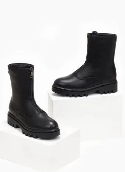 Xti Footwear Αρβυλάκια με φερμουάρ Xti 140267 - Μαύρο -The Fashion Project κατάστημα arvulakia me fermouar xti 140267 107124 r9n9