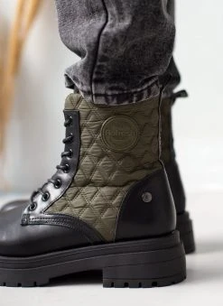 Αρβυλάκια με καπιτονέ σχέδιο Refresh 170292 - Λαδί -The Fashion Project κατάστημα arvulakia me kapitone sxedio refresh 170292 107130 unn4