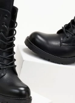 The Fashion Project Αρβυλάκια με κορδόνια - Μαύρο 9 The Fashion Project Αρβυλάκια με κορδόνια - Μαύρο -The Fashion Project κατάστημα arvulakia me kordonia 105871 5ye1