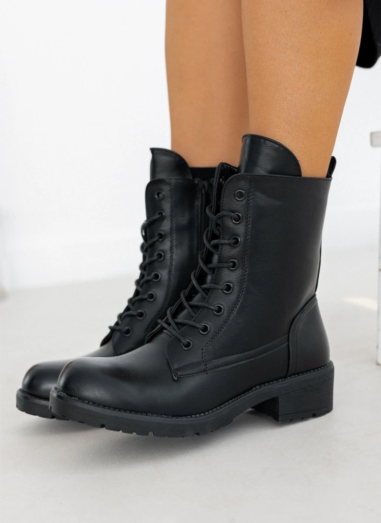 The Fashion Project Αρβυλάκια με κορδόνια - Μαύρο 7 The Fashion Project Αρβυλάκια με κορδόνια - Μαύρο - Image 7