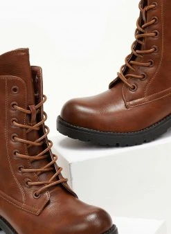 The Fashion Project Αρβυλάκια με κορδόνια - Ταμπά -The Fashion Project κατάστημα arvulakia me kordonia 105872 gov9