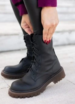 The Fashion Project Αρβυλάκια με κρεπ σόλα - Μαύρο