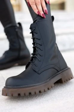 The Fashion Project Αρβυλάκια με κρεπ σόλα - Μαύρο 10 The Fashion Project Αρβυλάκια με κρεπ σόλα - Μαύρο -The Fashion Project κατάστημα arvulakia me krep sola 105992 lgkp