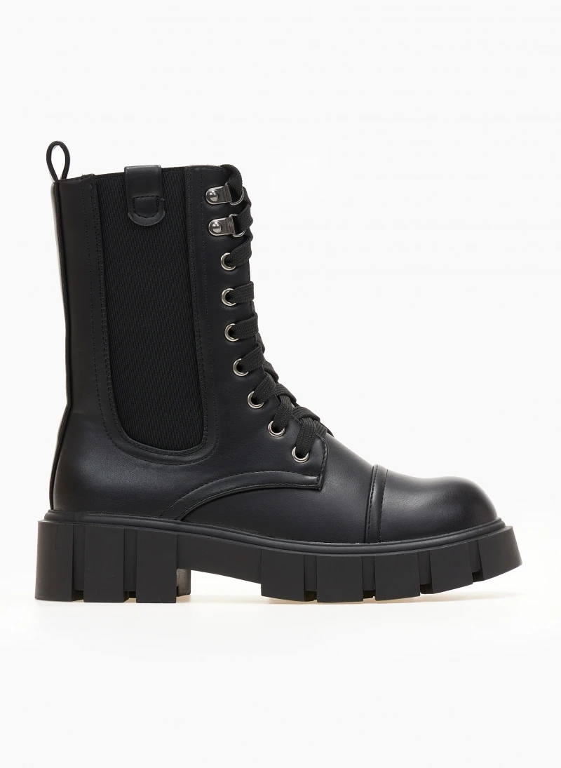 The Fashion Project Αρβυλάκια με λάστιχο στην εξωτερική πλευρά - Μαύρο 4 The Fashion Project Αρβυλάκια με λάστιχο στην εξωτερική πλευρά - Μαύρο - Image 4