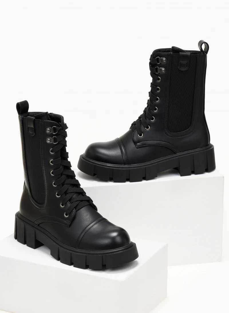 The Fashion Project Αρβυλάκια με λάστιχο στην εξωτερική πλευρά - Μαύρο 6 The Fashion Project Αρβυλάκια με λάστιχο στην εξωτερική πλευρά - Μαύρο - Image 6