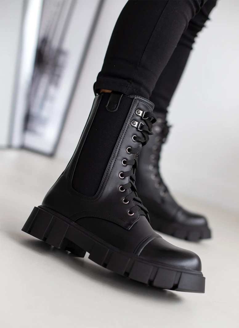 The Fashion Project Αρβυλάκια με λάστιχο στην εξωτερική πλευρά - Μαύρο 7 The Fashion Project Αρβυλάκια με λάστιχο στην εξωτερική πλευρά - Μαύρο - Image 7