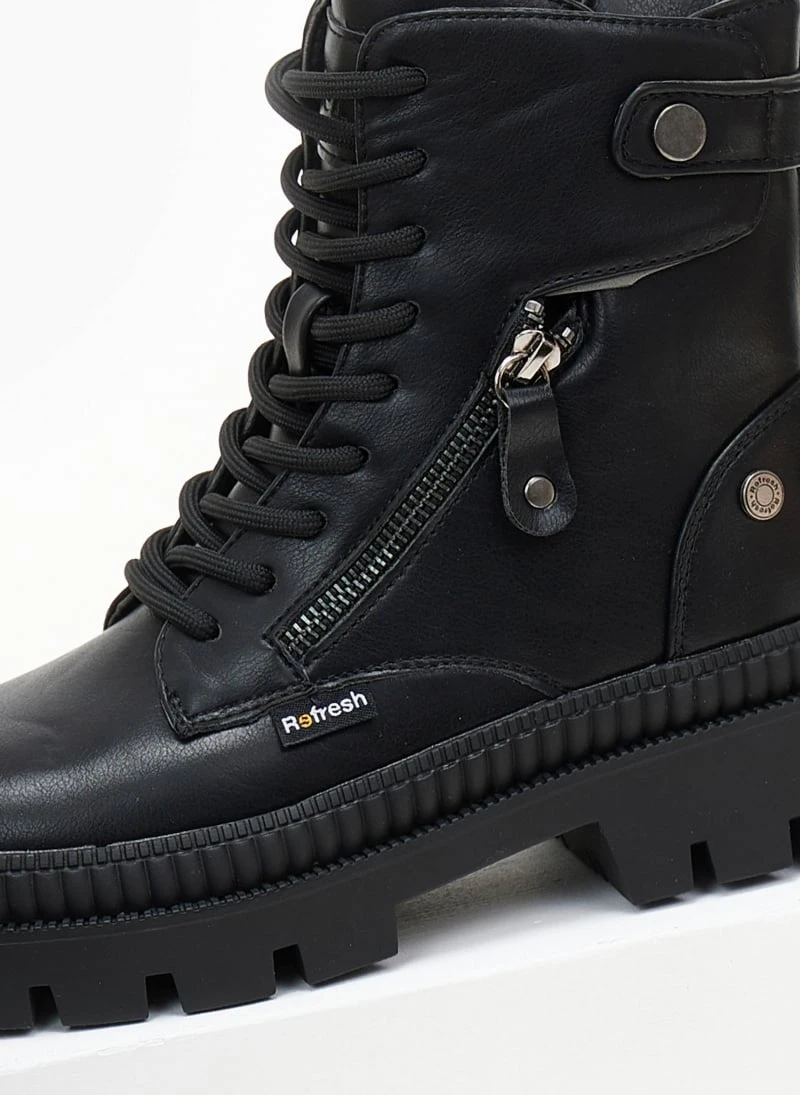 Αρβυλάκια με μικρό φερμουάρ REFRESH 170303 - Μαύρο 6 Αρβυλάκια με μικρό φερμουάρ REFRESH 170303 - Μαύρο - Image 6