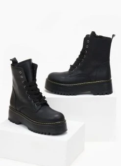 The Fashion Project Αρβυλάκια με ψηλή σόλα - Μαύρο -The Fashion Project κατάστημα arvulakia me psili sola 108966 2xa3