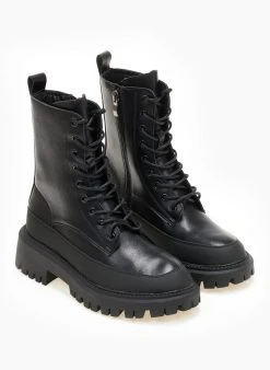 The Fashion Project Αρβυλάκια με ψηλή τρακτερωτή σόλα - Μαύρο 9 The Fashion Project Αρβυλάκια με ψηλή τρακτερωτή σόλα - Μαύρο -The Fashion Project κατάστημα arvulakia me psili trakterwti sola 105841 getz