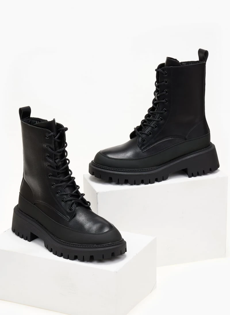 The Fashion Project Αρβυλάκια με ψηλή τρακτερωτή σόλα - Μαύρο 6 The Fashion Project Αρβυλάκια με ψηλή τρακτερωτή σόλα - Μαύρο - Image 6