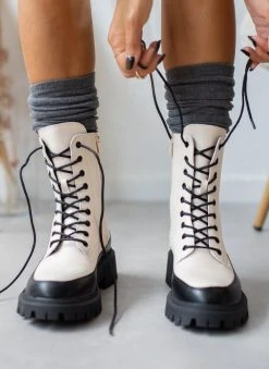 The Fashion Project Αρβυλάκια με ψηλή τρακτερωτή σόλα - Μπεζ