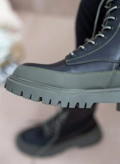 The Fashion Project Αρβυλάκια με ψηλή τρακτερωτή σόλα - Λαδί -The Fashion Project κατάστημα arvulakia me psili trakterwti sola 105843 pdos