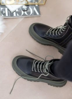 The Fashion Project Αρβυλάκια με ψηλή τρακτερωτή σόλα - Λαδί -The Fashion Project κατάστημα arvulakia me psili trakterwti sola 105843 zsbg