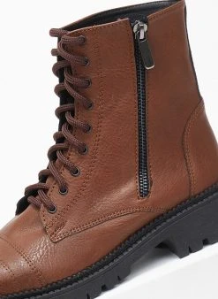 The Fashion Project Αρβυλάκια με ραφές - Ταμπά -The Fashion Project κατάστημα arvulakia me rafes 109506 517m